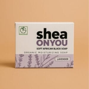 Shea On You Soft African Black Soap - Lavender