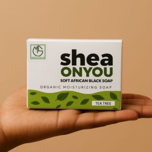Shea On You Soft African Black Soap - Tea Tree