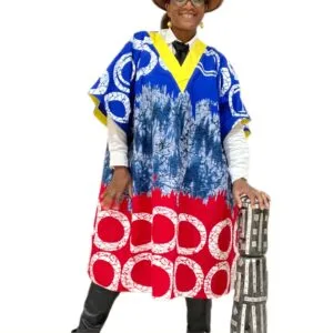 Blue Midi Kaftan