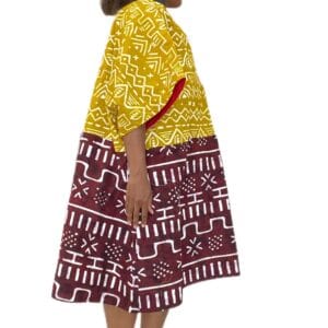 Gold & Brown Midi Kaftan