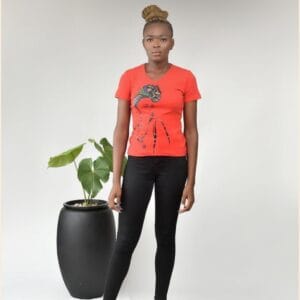 Aima's Casual Wear - Female Red T-shirt