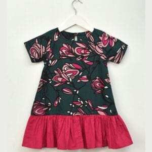 Aima's Kids - Red African Print Dress