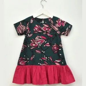 Aima's Kids - Red African Print Dress