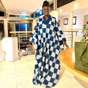 Odio Mimonet Haute Couture - Head Turner Checkered Agbada