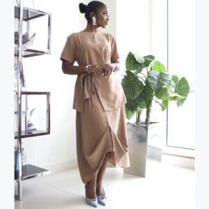 Isi Brown Co-ords - Soc Skirt