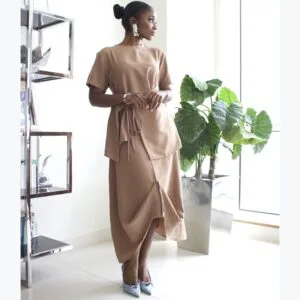 Isi Brown Co-ords - Soc Skirt