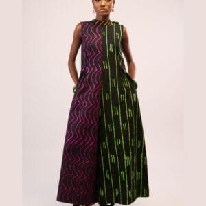 Dye Lab Batik Jumpsuit - Forest Night