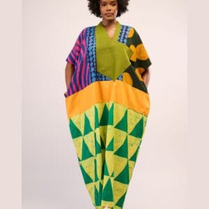 Dye Lab Agbada - Carnival Spirit Multi-Colour