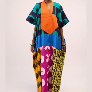 Dye Lab Agbada - Mosaic Hue Multi-Colour