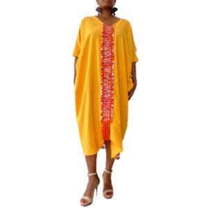 Zoë Qu’an - Saffron Kaftan